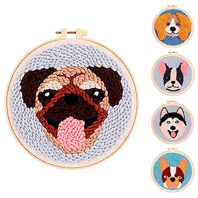 Kit de bordado Doggy Threads